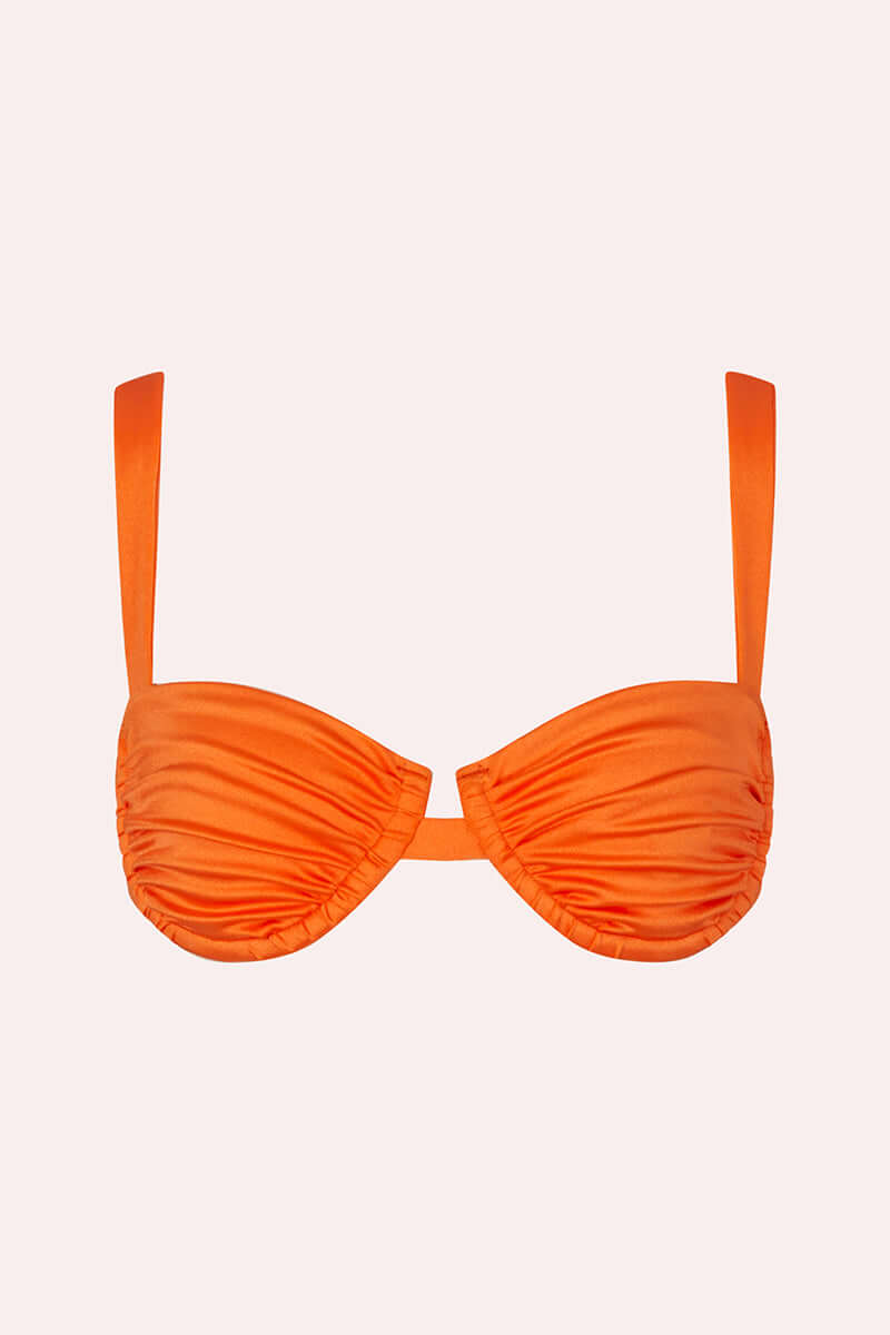 ARIEL RUCHED BIKINI TOP