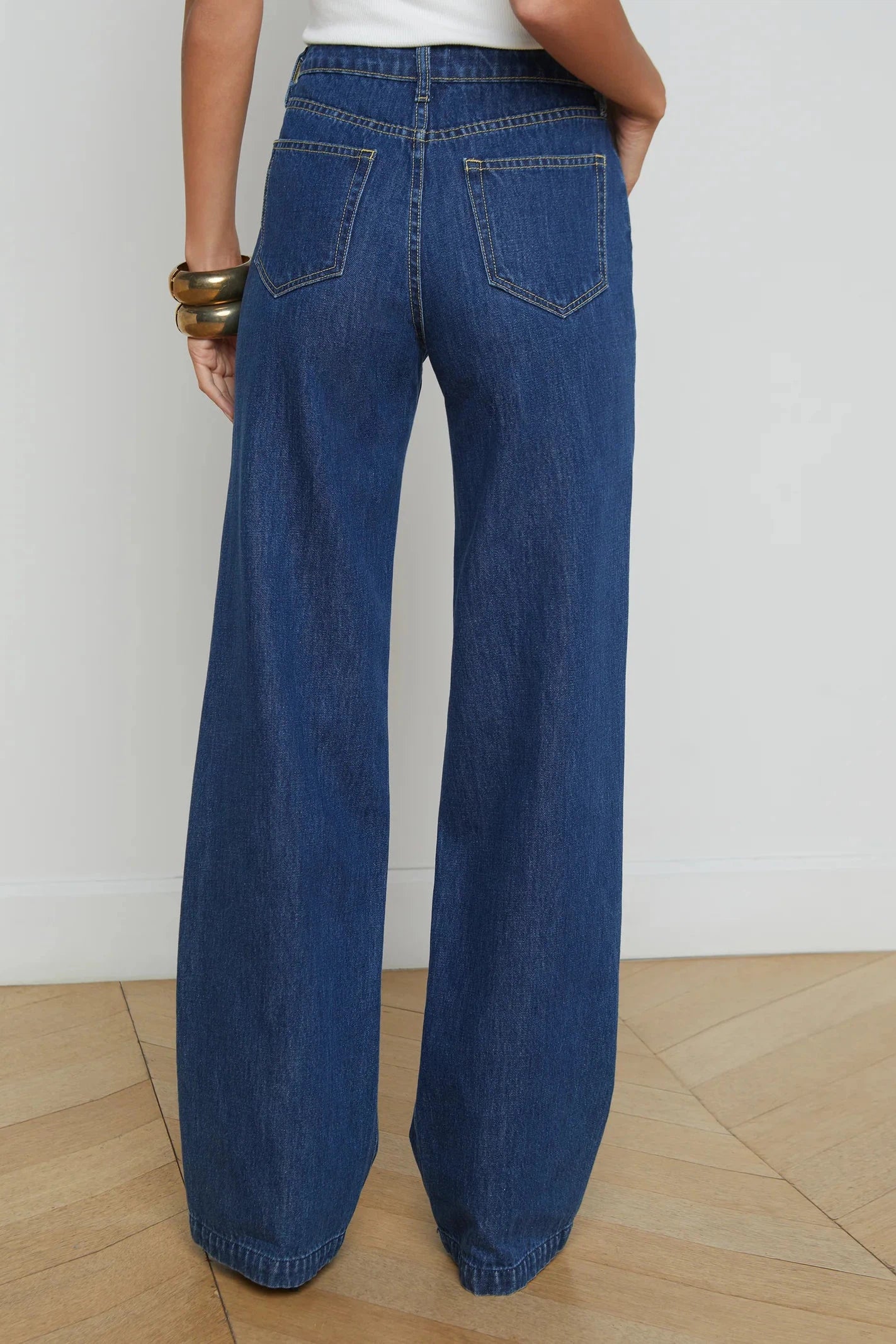 CLAYTON H/R WIDE LEG JEAN