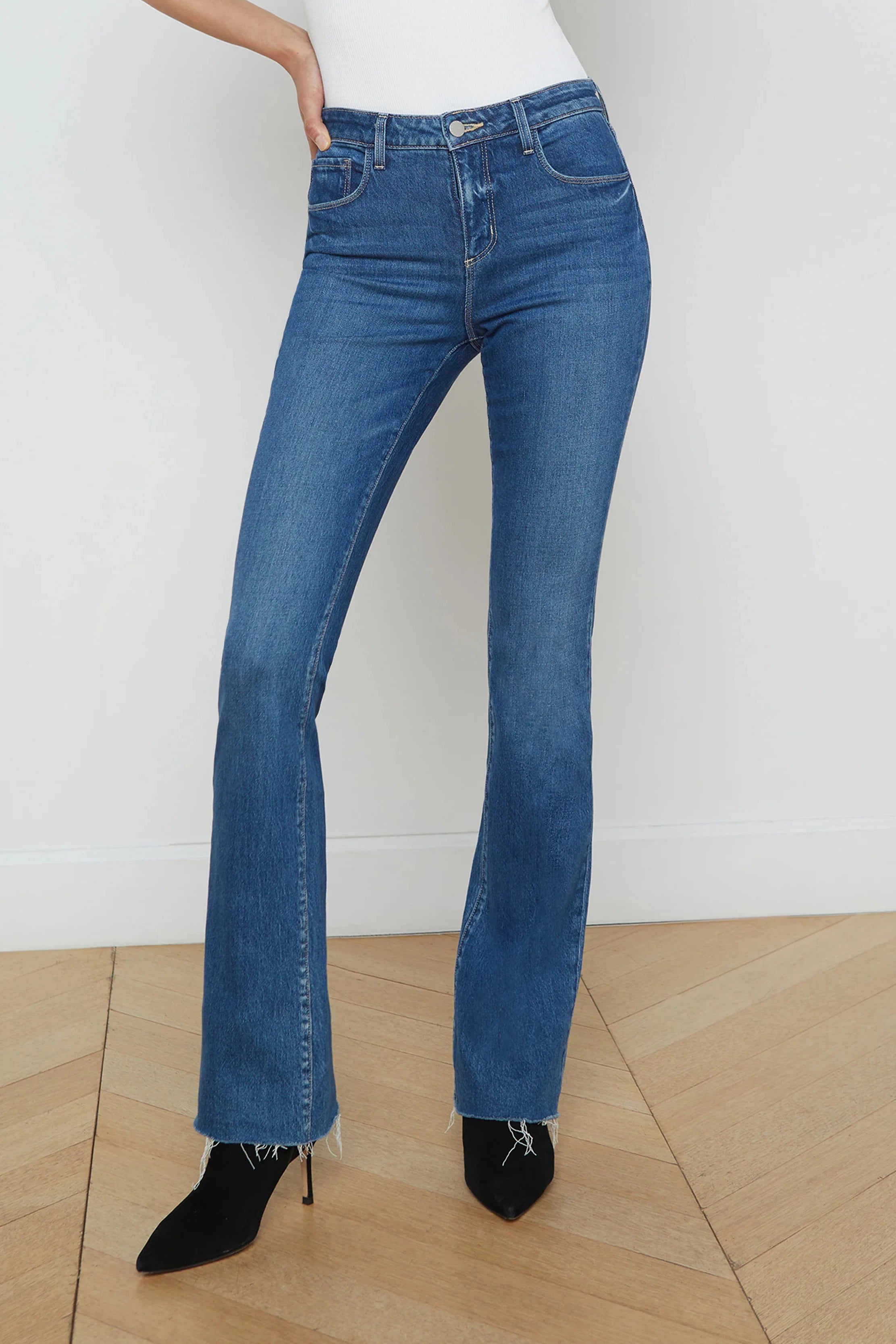 RUTH H/R STRAIGHT-LEG JEAN
