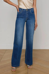 CLAYTON H/R WIDE LEG JEAN