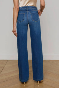 CLAYTON H/R WIDE LEG JEAN