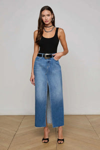 RYSA DENIM MAXI SKIRT