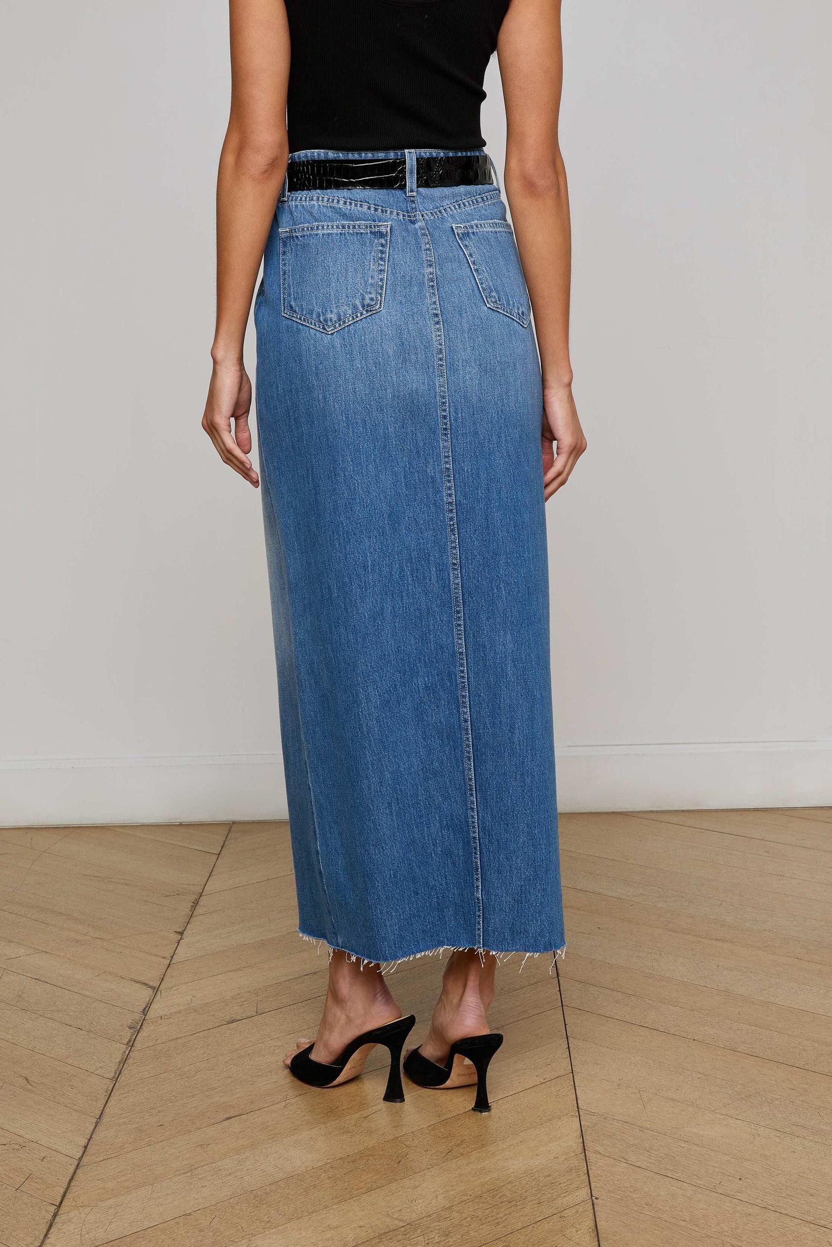 RYSA DENIM MAXI SKIRT