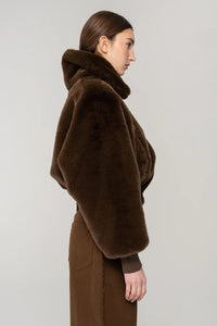 CLEMENCE FAUX FUR JACKET