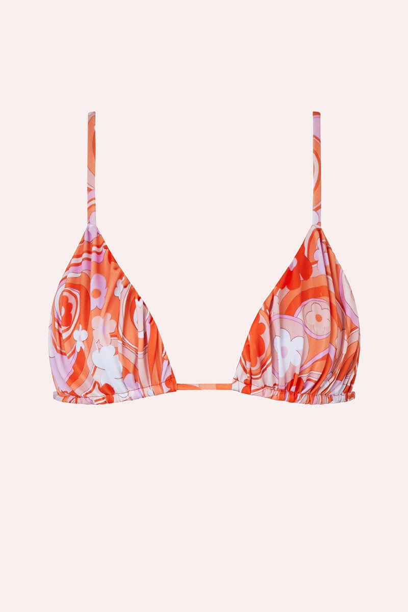 ERA RUCHED TRI BIKINI TOP