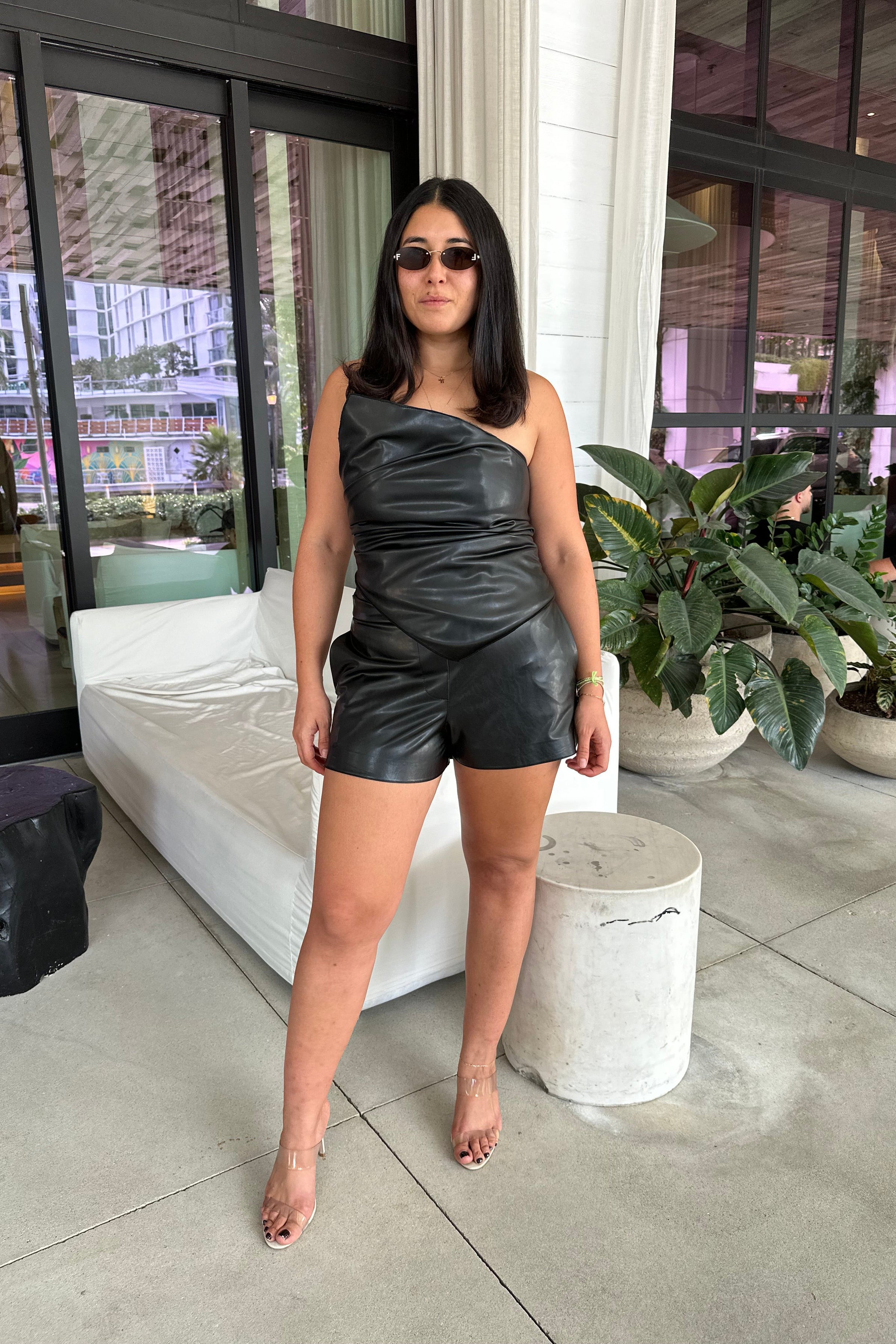 KARL STRAPLESS TOP
