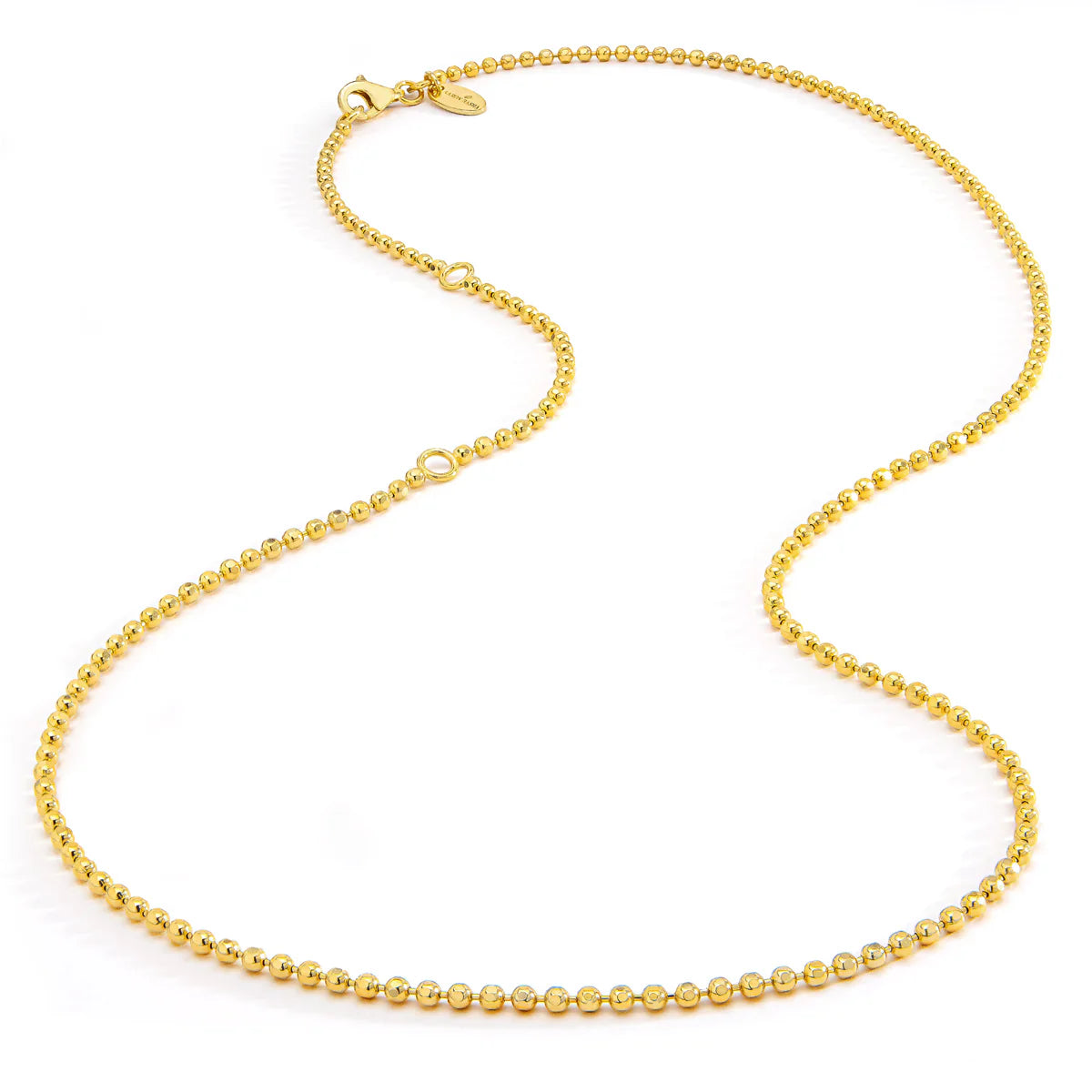 VERMEIL FACETED CHAIN