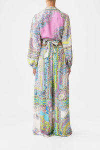 WIDE LEG TROUSER WITH FRONT POCKETS