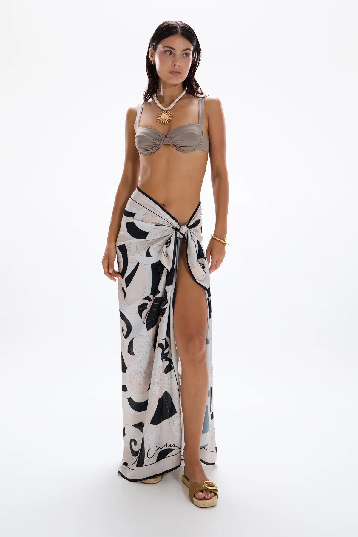 ARIEL RUCHED BIKINI TOP