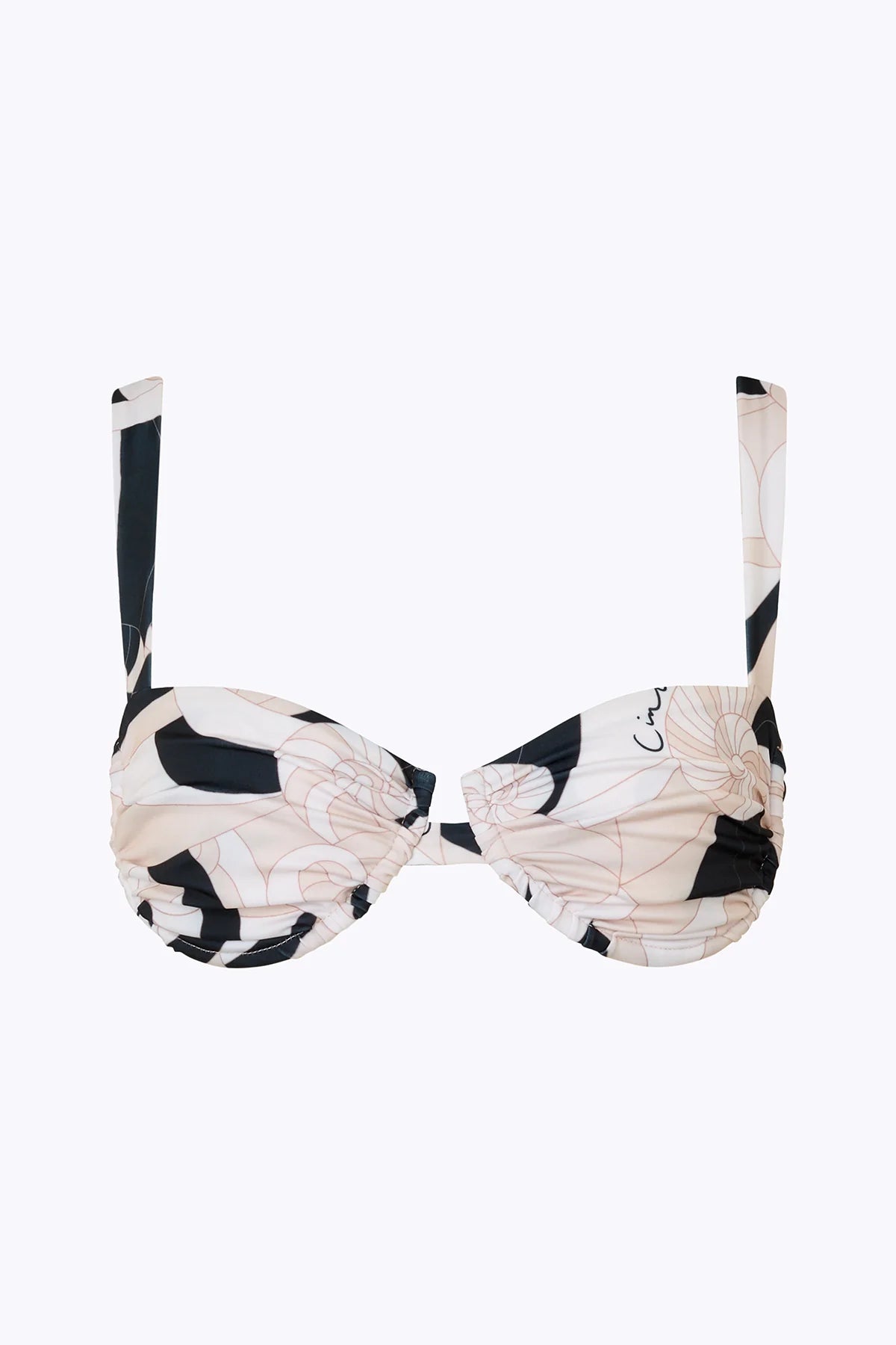 ARIEL RUCHED BIKINI TOP