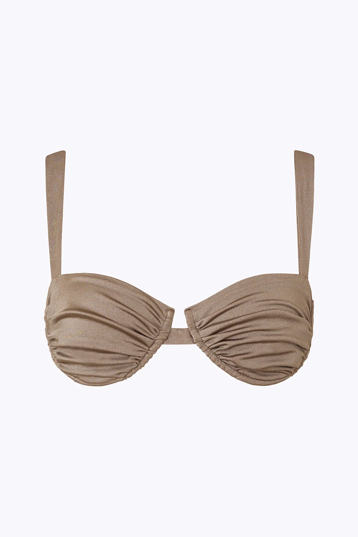 ARIEL RUCHED BIKINI TOP