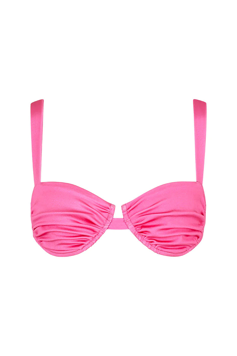 ARIEL RUCHED BIKINI TOP