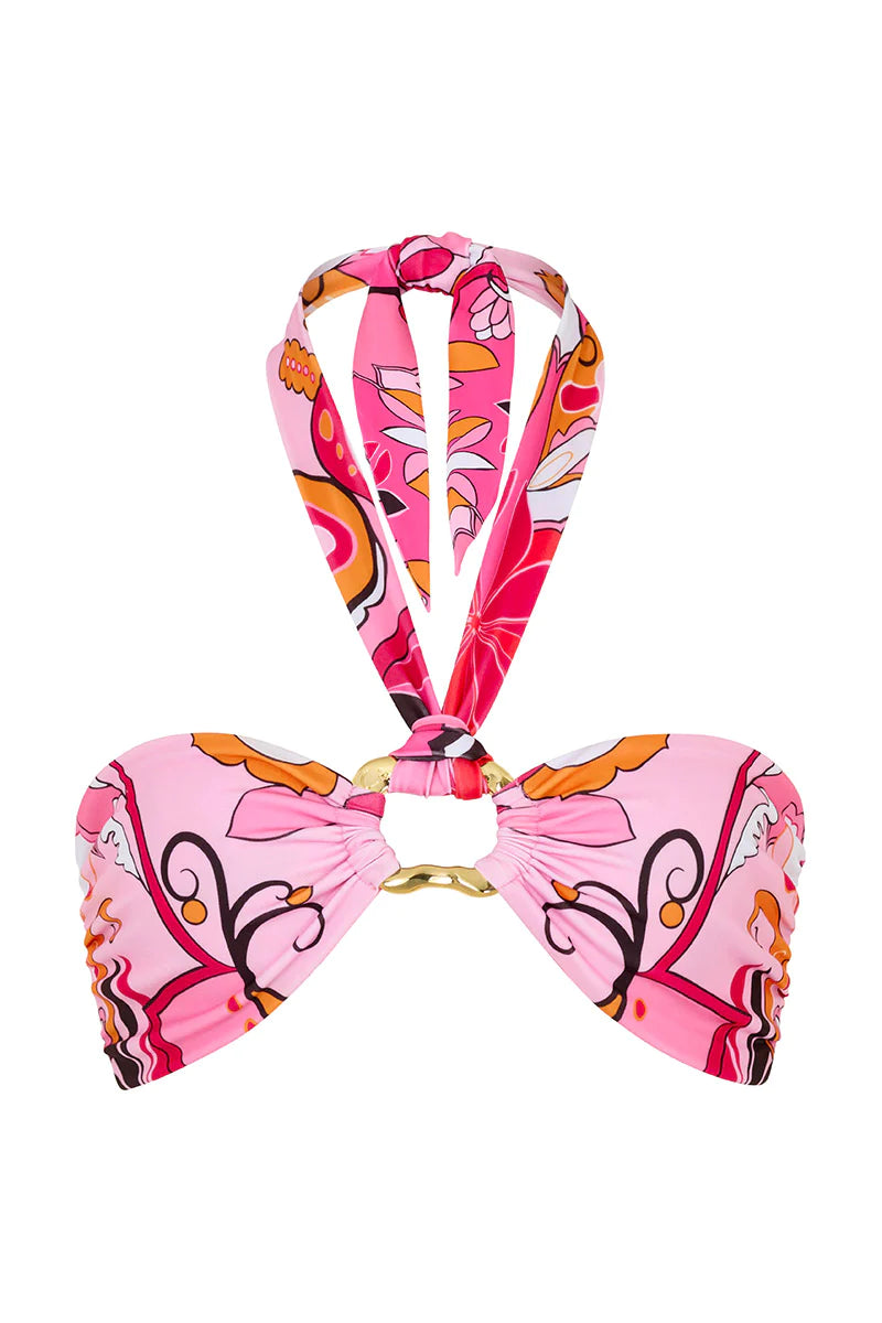 LOCKET BANDEAU BIKINI TOP