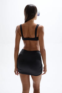 COUPE BUTTERFLY CUT-OUT MINI SKIRT