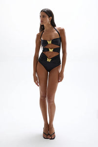 DIAMOND BUTTERFLY CUT OUT SWIMSUIT