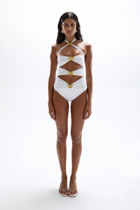 DIAMOND BUTTERFLY CUT OUT SWIMSUIT