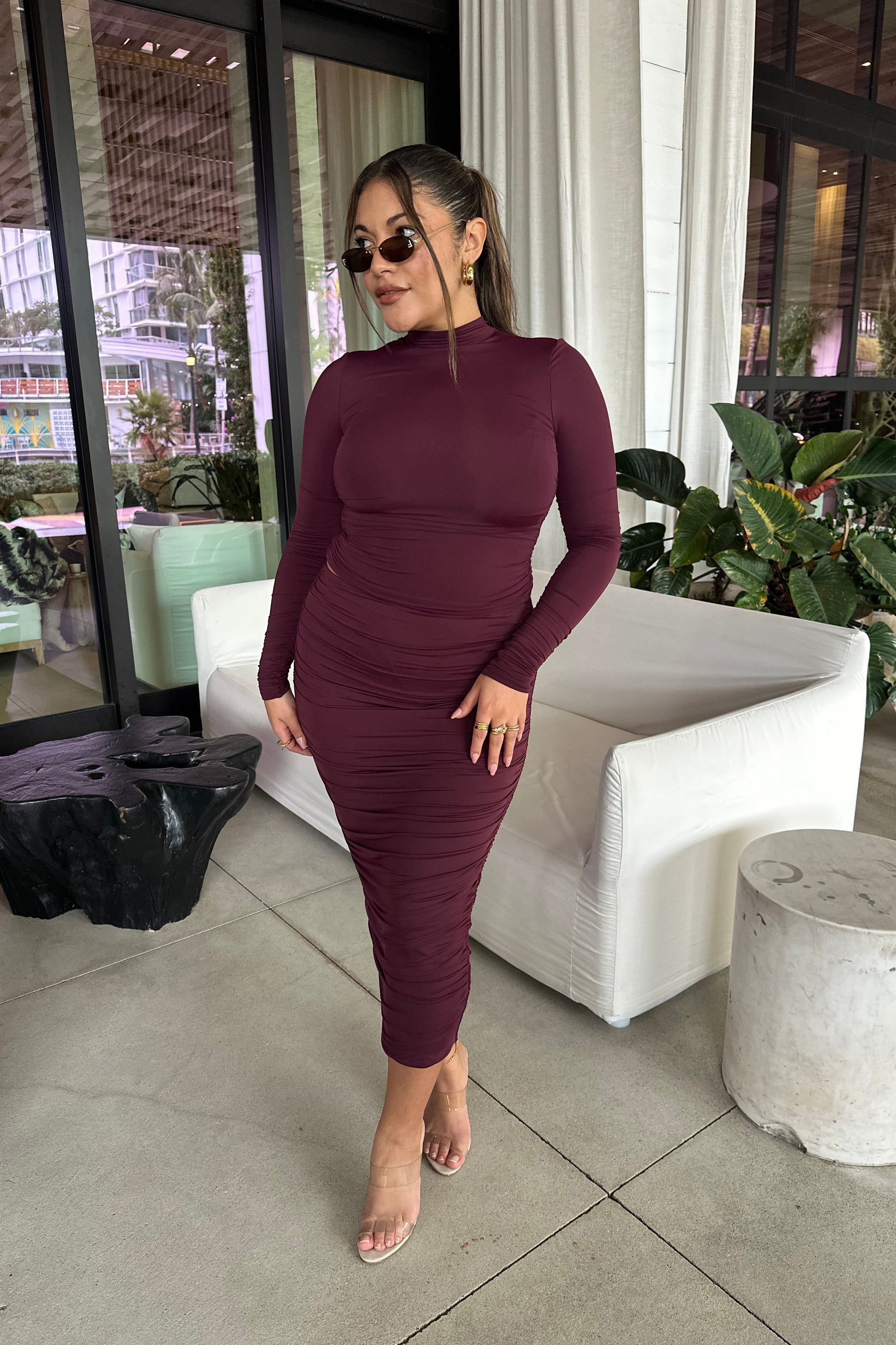 DULCIE RUCHED TOP