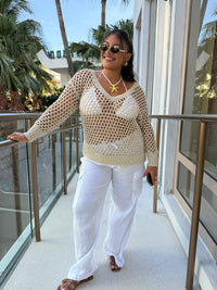 NASHWA EMBELLISHED SWEATER