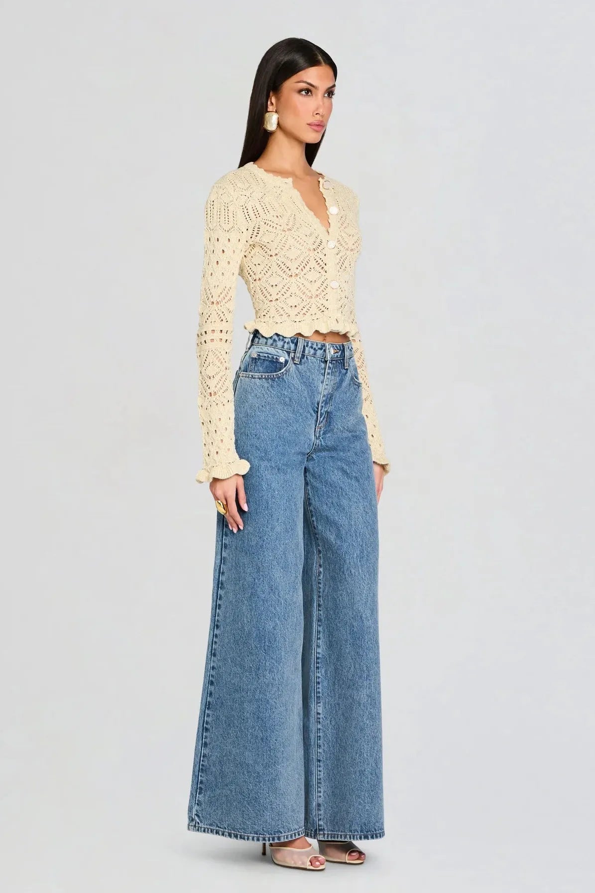 GIULIANA CROCHET CARDIGAN