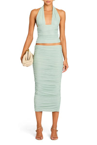 PIA MESH MIDI SKIRT