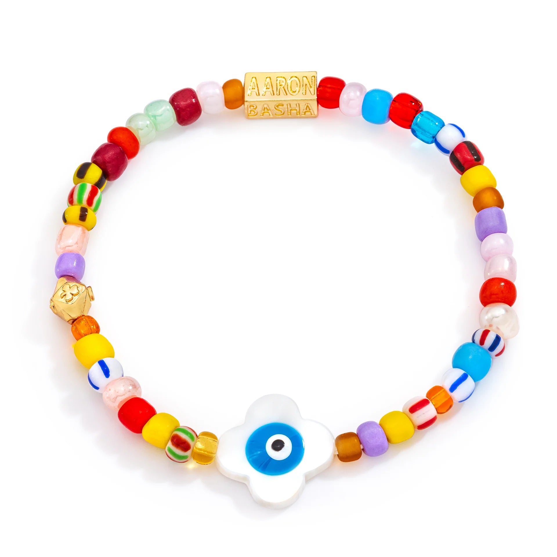 FLOWER MULTI BEADED BRACELET