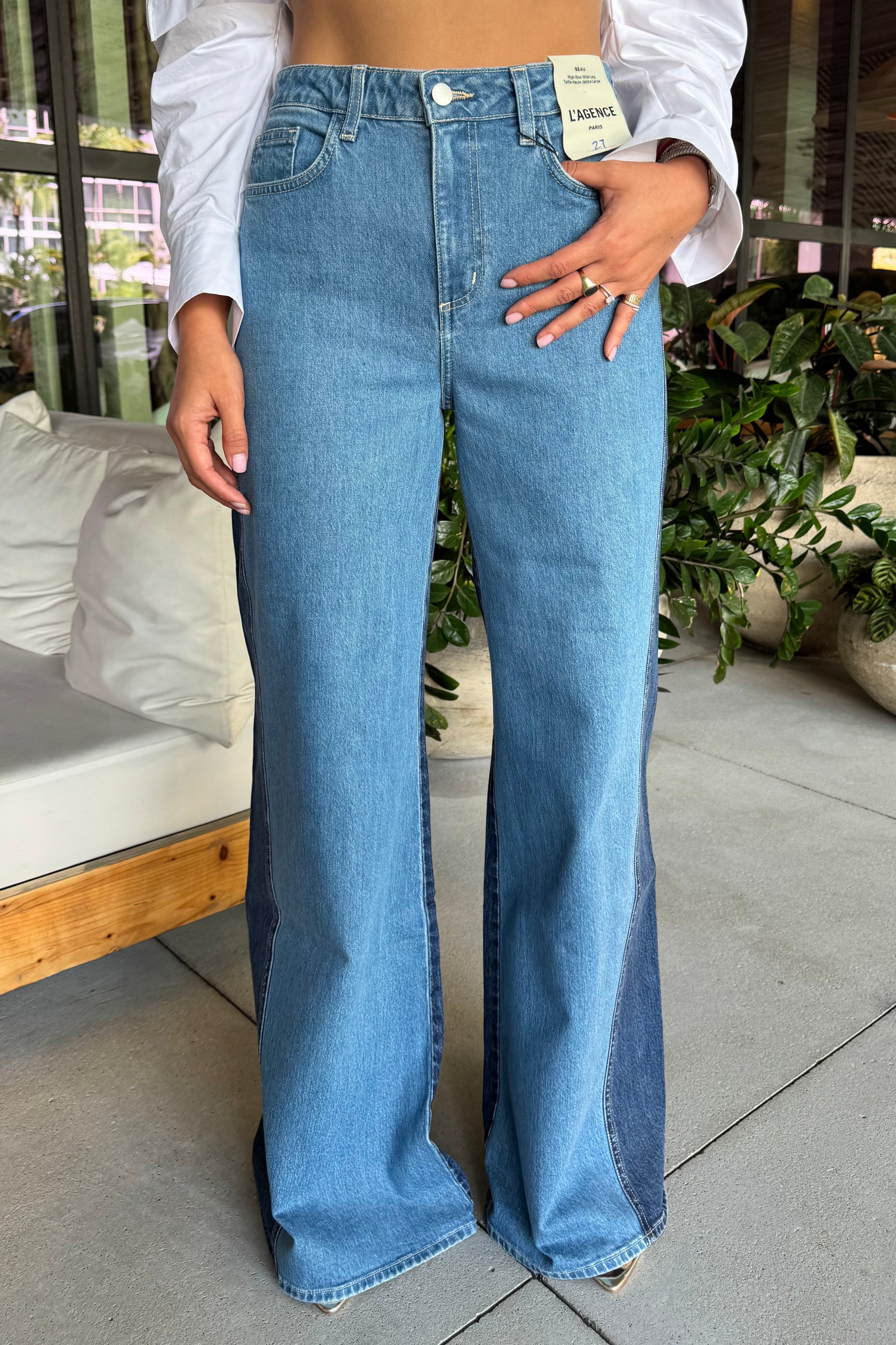 BEAU WIDE LEG JEAN