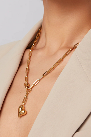 PUFFY HEART NECKLACE