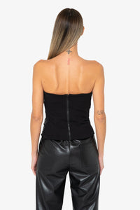KARL STRAPLESS TOP