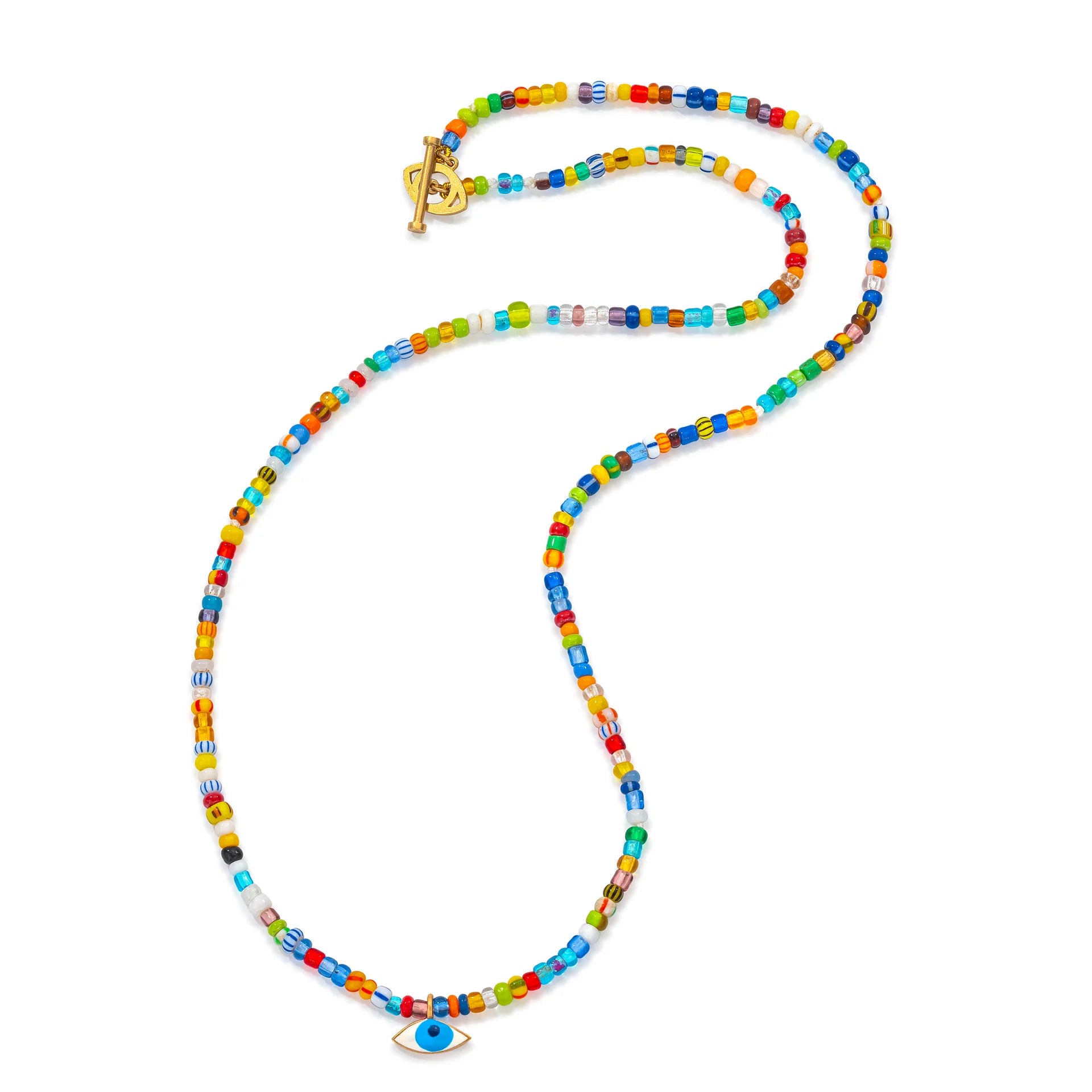 PETITE EYE ON BEADED CHOKER