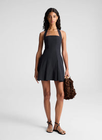 NAT STRETCH COTTON MINI DRESS