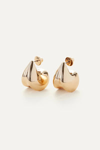 JENNY BIRD NOUVEAUX PUFF EARRINGS IN GOLD