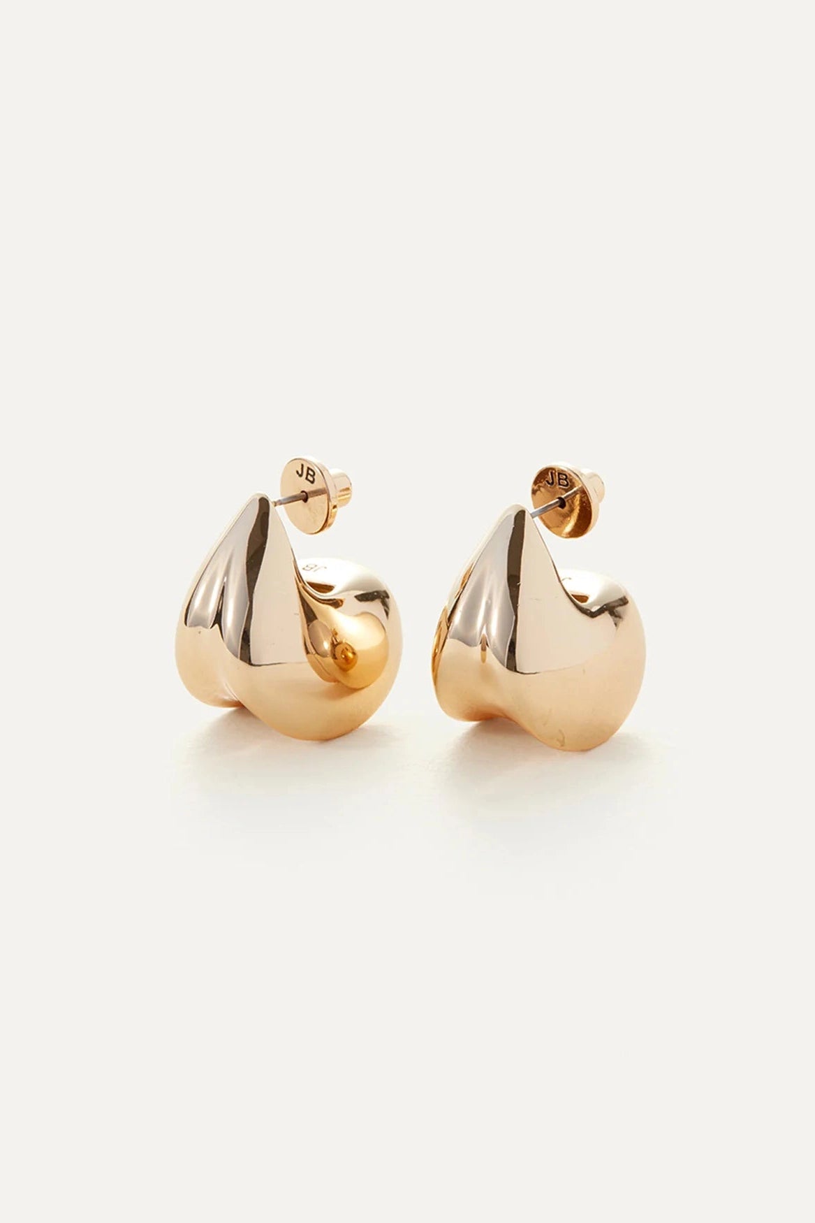 JENNY BIRD NOUVEAUX PUFF EARRINGS IN GOLD