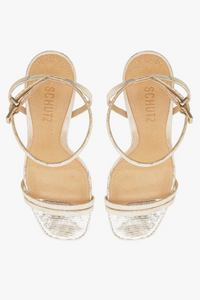 ALTINA EMBOSSED-LEATHER HEEL