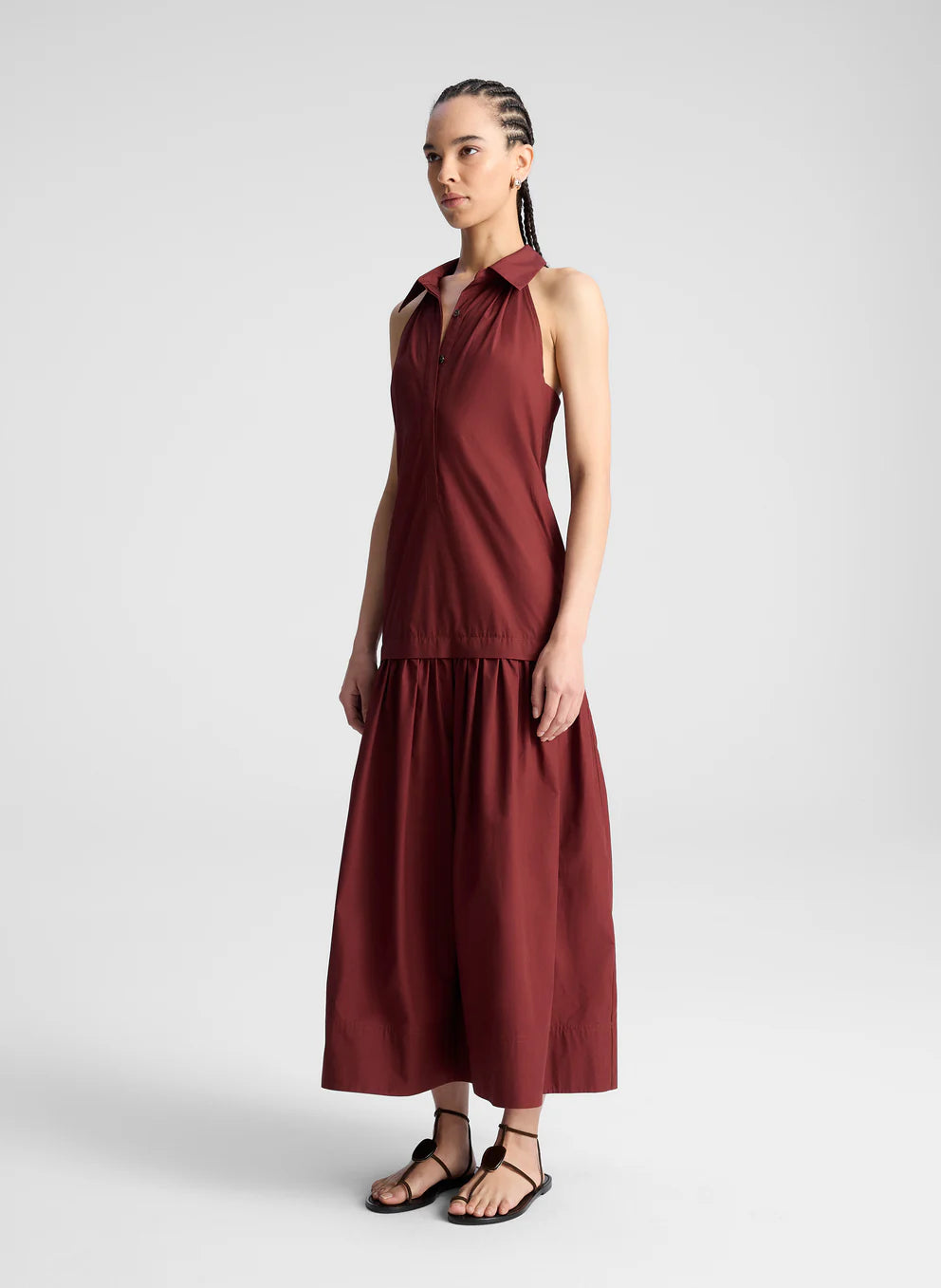 VERA COTTON MIDI DRESS