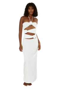 MAYGEL CORONEL VERANERA DRESS IN OFF WHITE