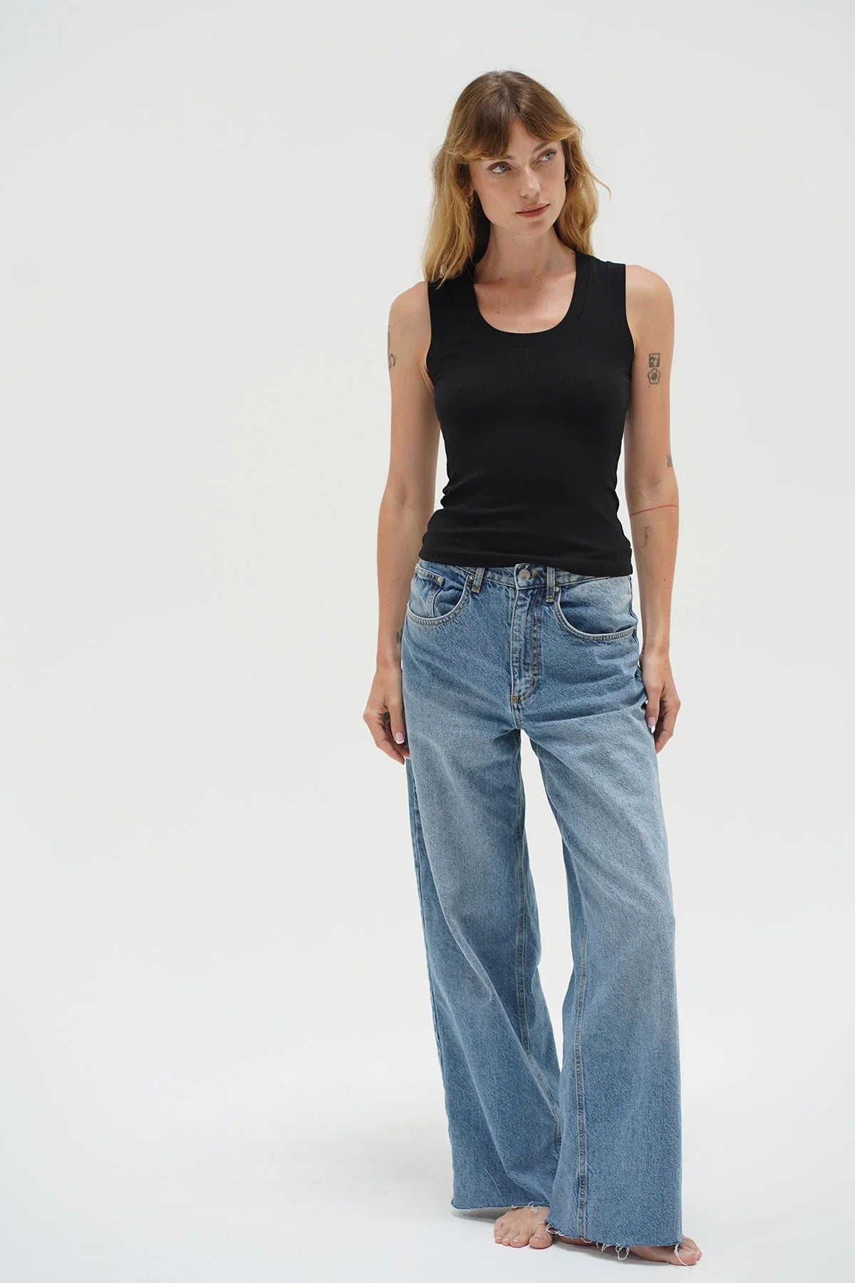 DEEP U RIBBED TANK