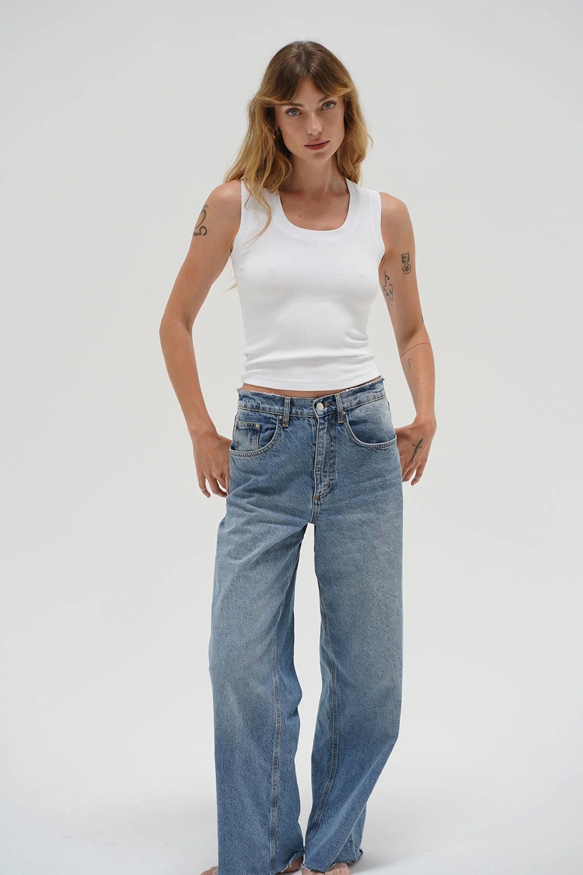 DEEP U RIBBED TANK