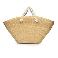 CARLOTTA NATURAL STRAW TOTE