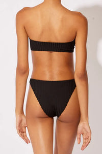 SOLID & STRIPED TATI BOTTOM IN BLACKOUT