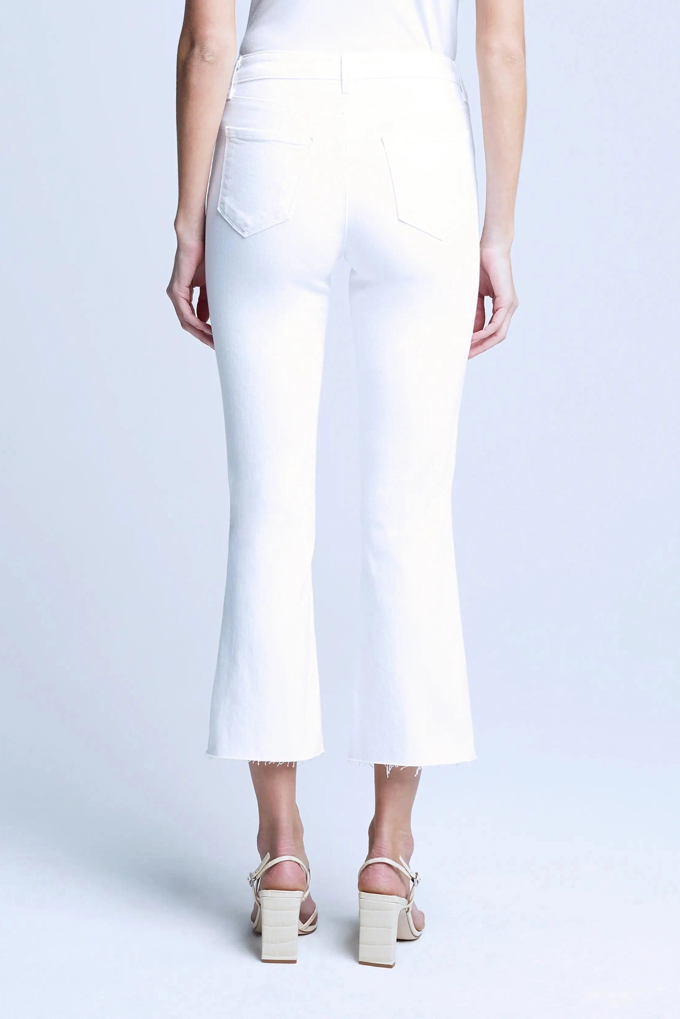 KENDRA H/R CROP FLARE JEAN