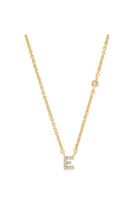 TAI PAVE MINI INITIAL NECKLACE