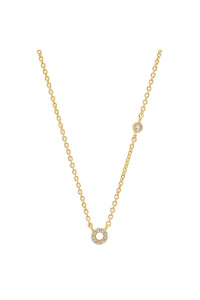 PAVE MINI INITIAL NECKLACE