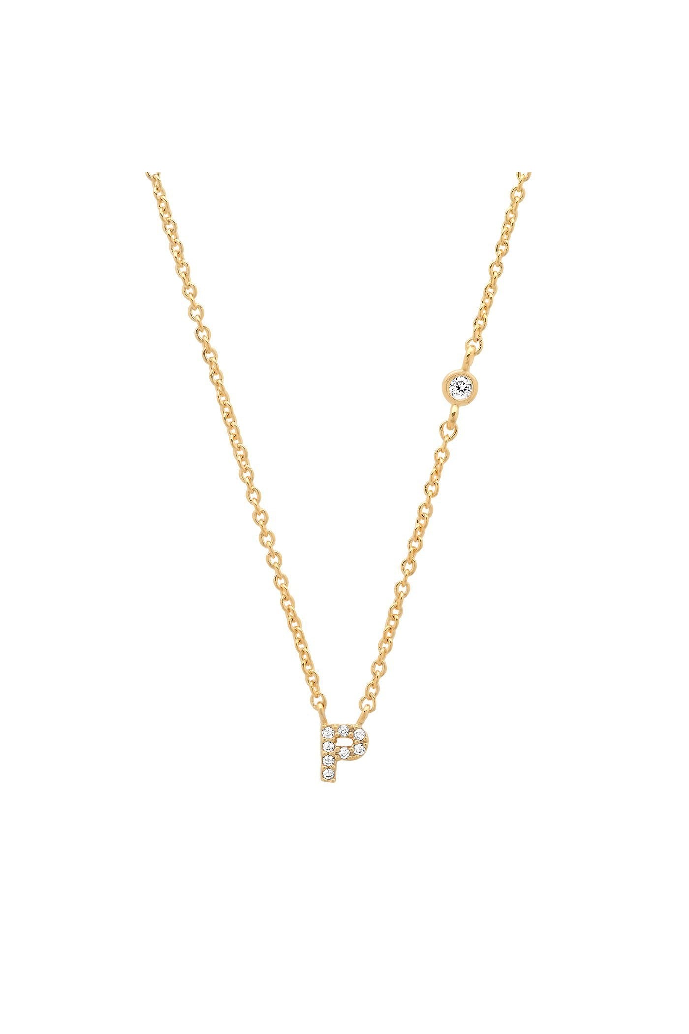 PAVE MINI INITIAL NECKLACE