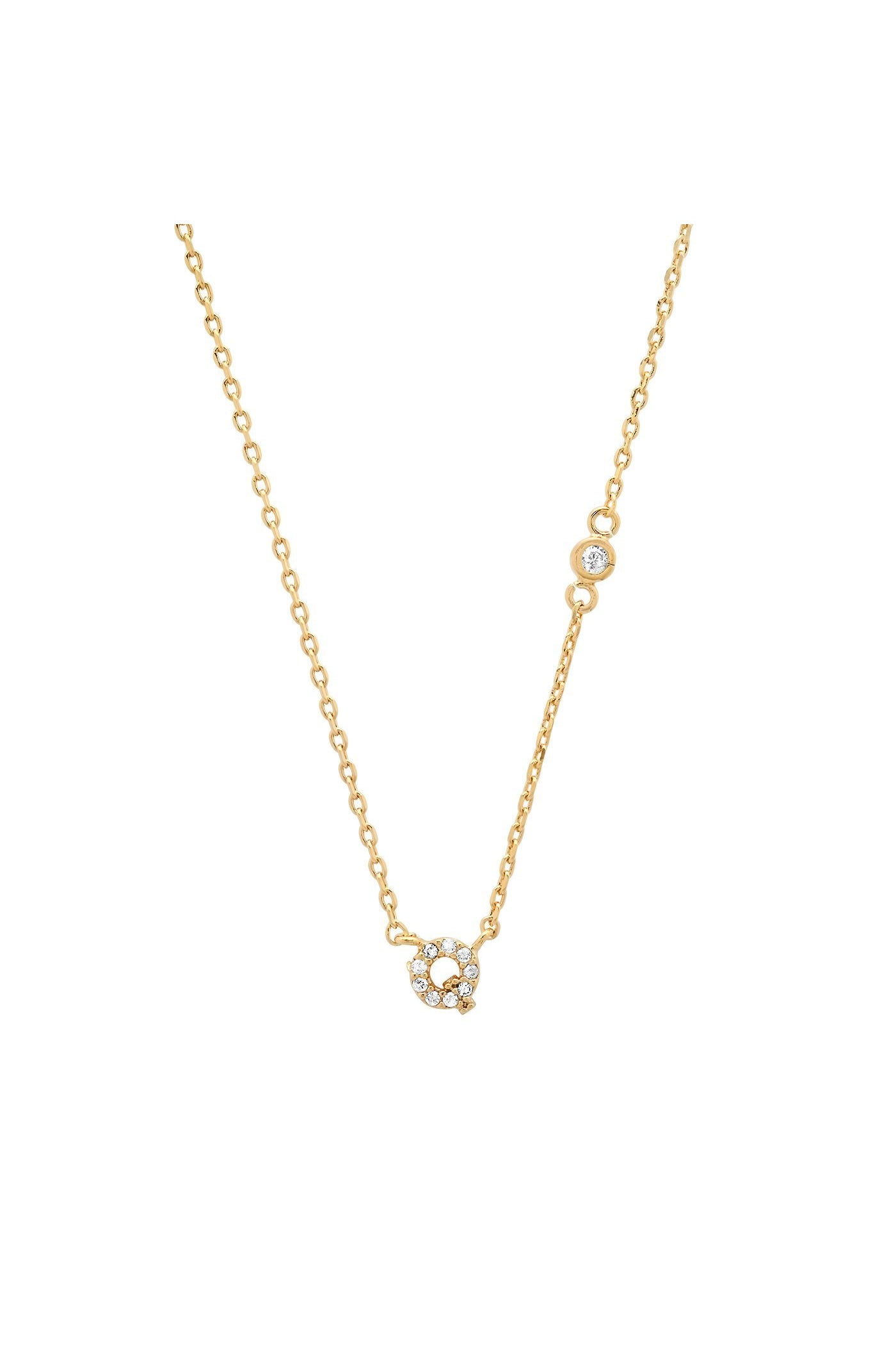 TAI PAVE MINI INITIAL NECKLACE