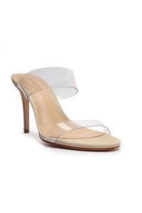 SCHUTZ ARIELLA SANDAL IN TRANSPARENTE