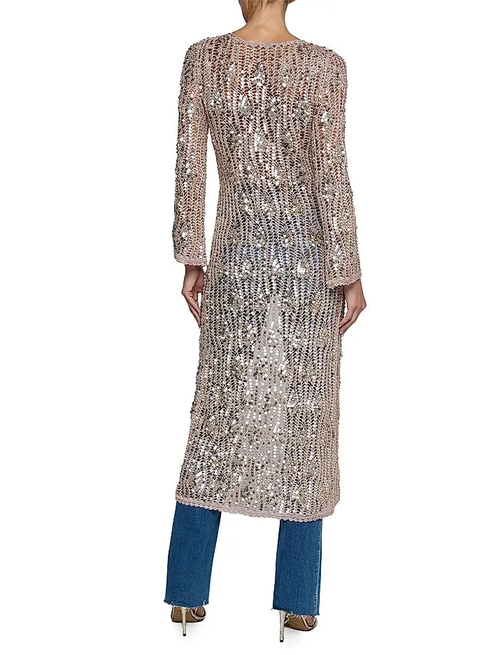SANYA HAND CROCHET BUTTON FRONT DRESS