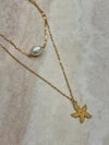 PEARL STARFISH DUO NECKLACE