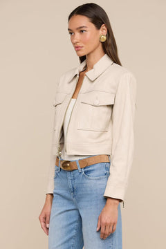 MICAH OVERSIZED LEATHER JACKET
