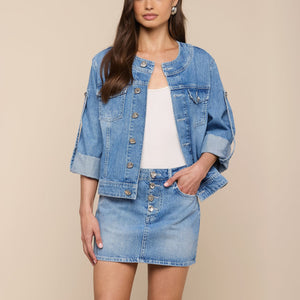 ANOUK COLLARLESS JACKET