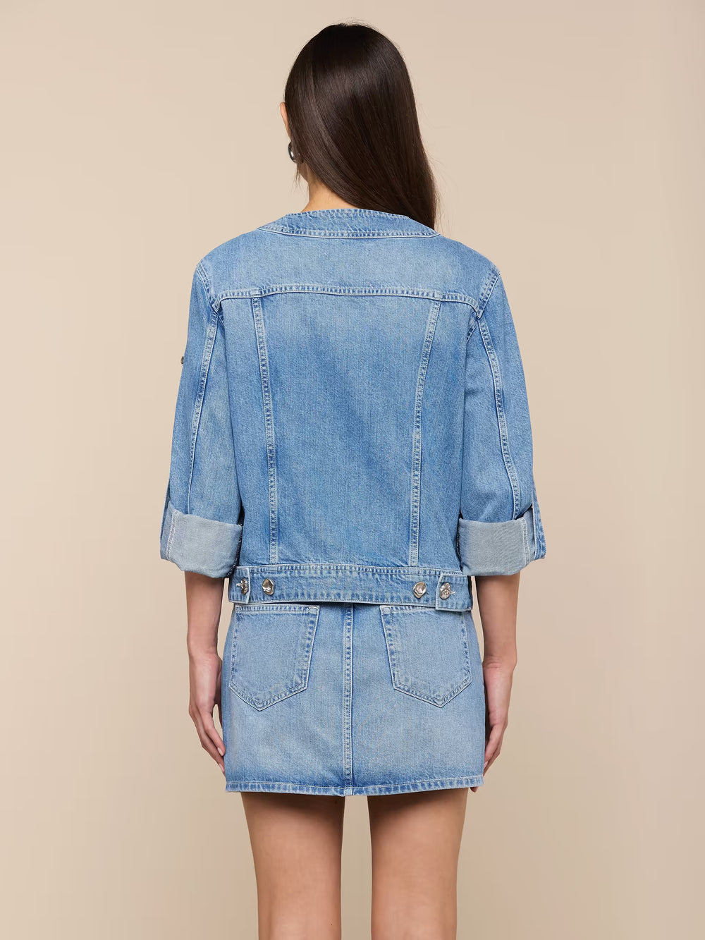 ANOUK COLLARLESS JACKET